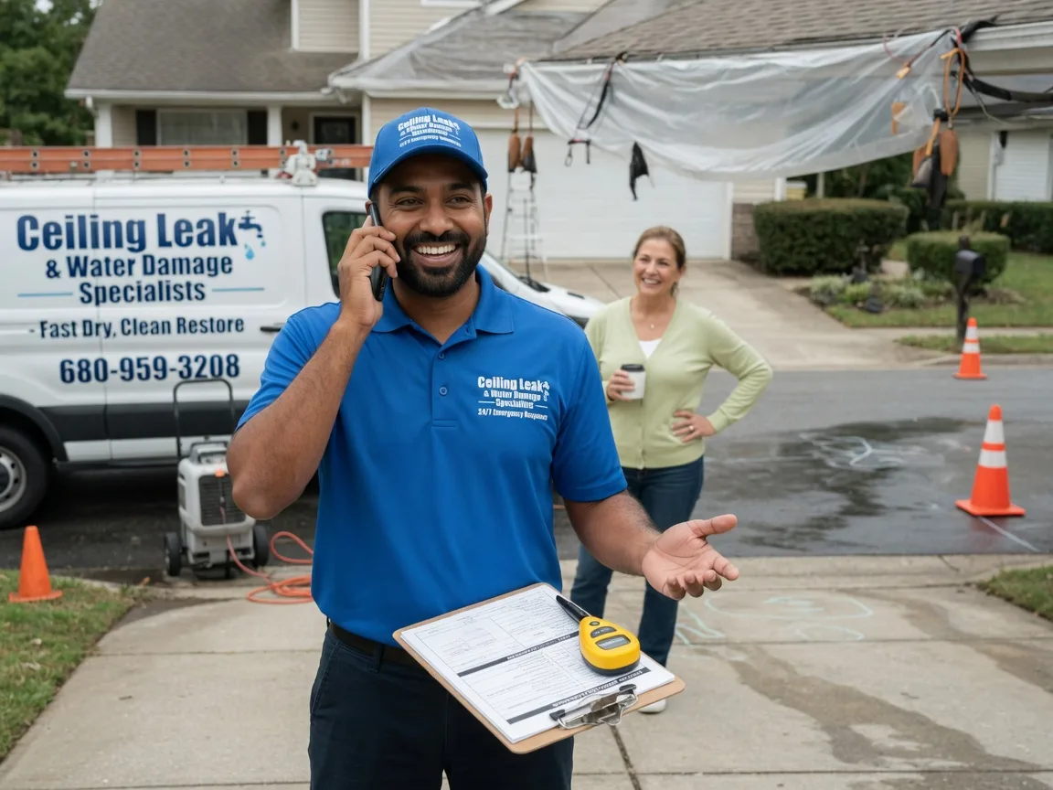 Ceiling Leak Cleanup Utopia, TX FAQs